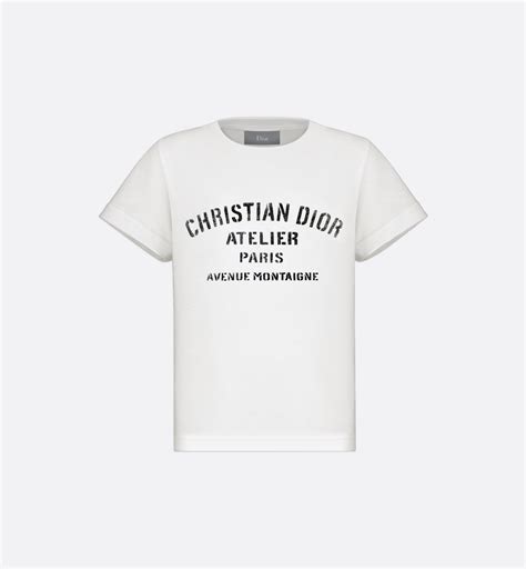 christian dior t shirt blanc|christian dior t shirts men's.